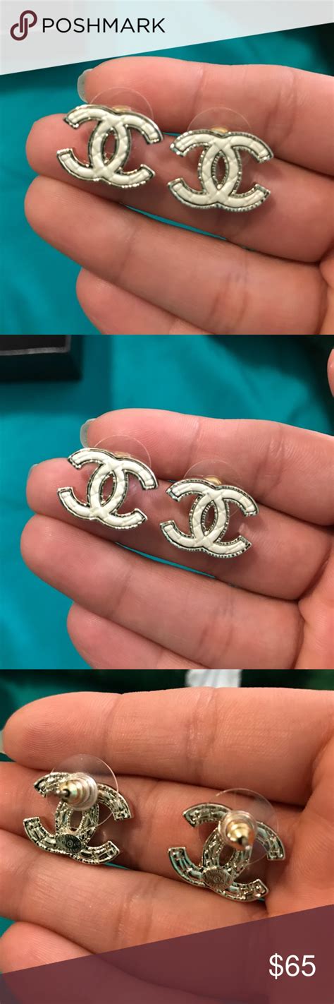 chanel inspired earrings china|chanel look alike earrings.